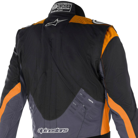 Kombinezon Alpinestars GP PRO Comp V2 czarny/pomarańczowy (FIA)