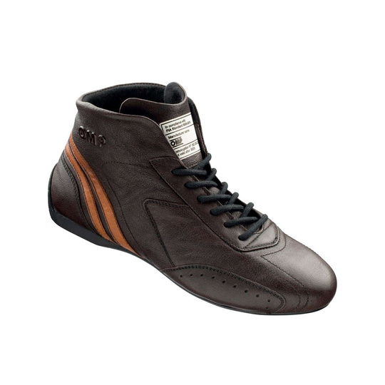 Buty OMP Carrera MY21 ciemnobrązowe (FIA)