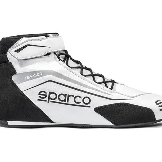 Buty Sparco Skid MY25 białe (FIA)
