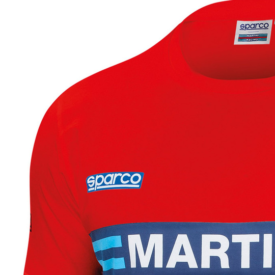 Koszulka t-shirt Martini Racing Sparco czerwona