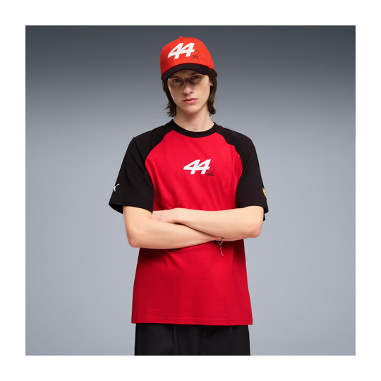 Koszulka T-shirt męska czerwona Hamilton Graphic Scuderia Ferrari F1 2026