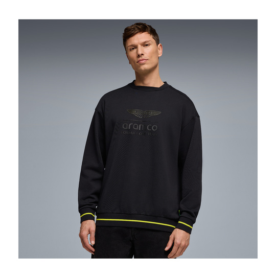 Bluza męska czarna oversized Stealth Aston Martin F1 2026