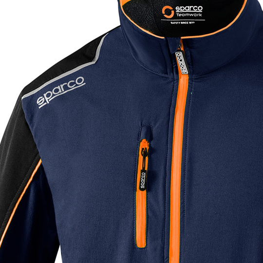 Kurtka Tech Sparco granatowa/pomarańczowa
