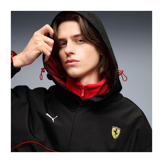 Kurtka przeciwdeszczowa Rain Scuderia Ferrari F1 2026 czarna