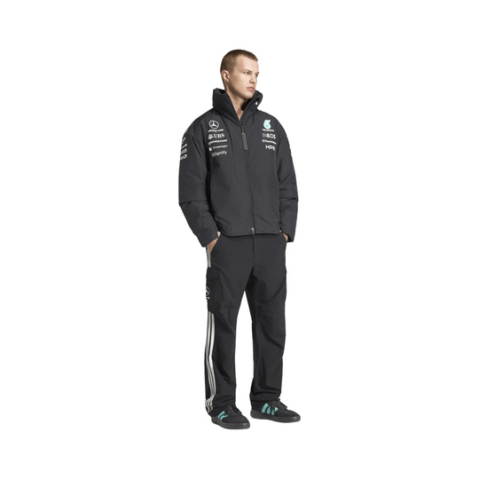 Kurtka męska przeciwdeszczowa Team Mercedes AMG F1 2026