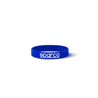 Opaska silikonowa LOGO Sparco niebieska