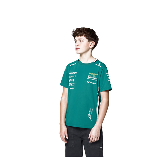 Koszulka t-shirt dziecięca Alonso Team Aston Martin F1 2025