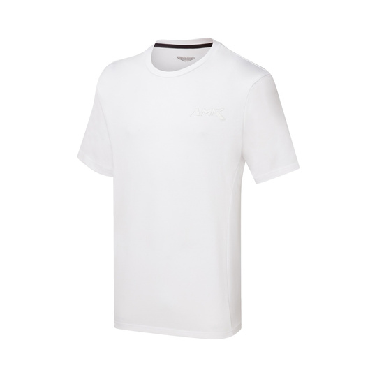 Koszulka t-shirt AMR Logo Aston Martin Racing 2026 biała