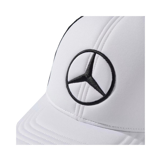 Czapka męska baseballowa biała Star Trucker Mercedes AMG F1 2025