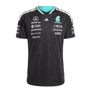 Koszulka t-shirt Authentic Team Mercedes AMG F1 2026 czarna Koszulka t-shirt Authentic Team Mercedes AMG F1 2026 czarna