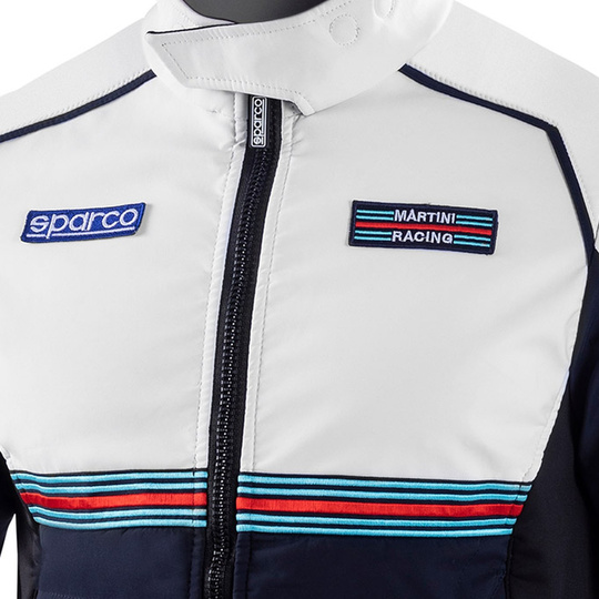 Kurtka Softshell Martini Racing Sparco granatowa/biała