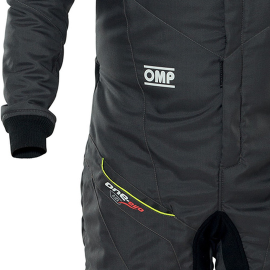 Kombinezon OMP ONE EVO AIR szaro-żółty (FIA)