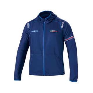 Kurtka przeciwdeszczowa Wilson Martini Racing Sparco granatowa Kurtka przeciwdeszczowa Wilson Martini Racing Sparco granatowa