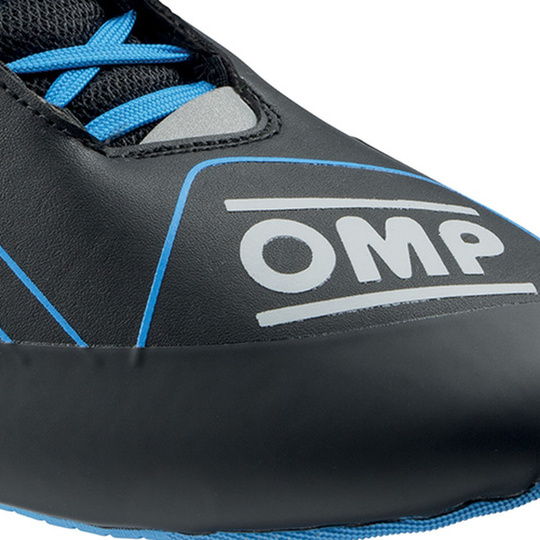 Buty dziecięce OMP KS-2X czarne/niebieskie (FIA)