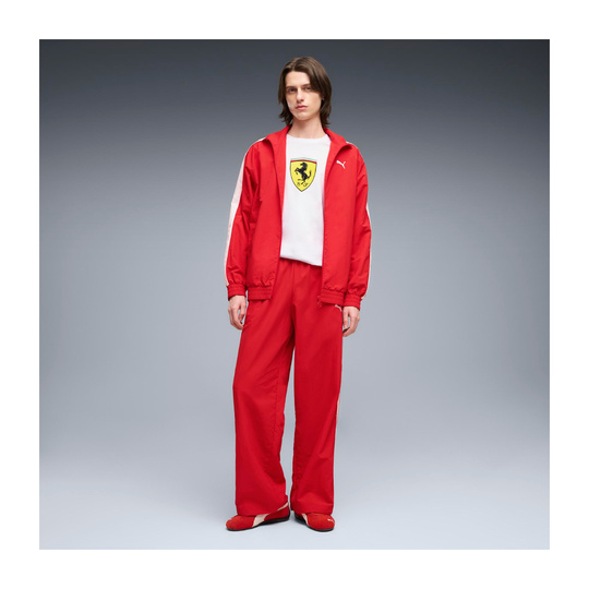 Koszulka T-shirt męska biała Large Logo Scuderia Ferrari F1 2026