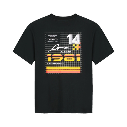Koszulka t-shirt męska Fernando Alonso Barcelona Aston Martin F1 2026