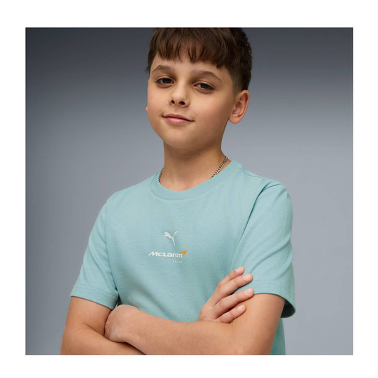 Koszulka t-shirt dziecięca niebieska Small Logo McLaren F1 2026