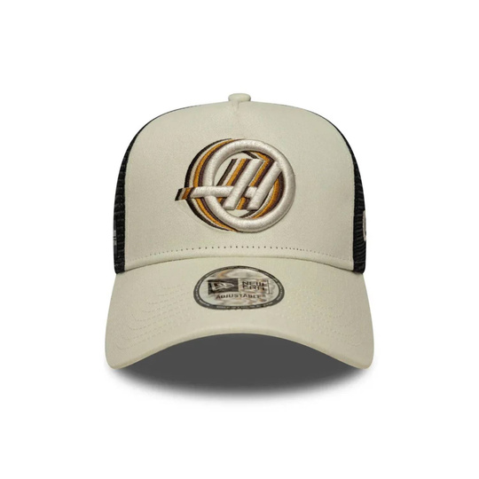 Czapka z daszkiem Seasonal Trucker Haas F1 2026 kremowa