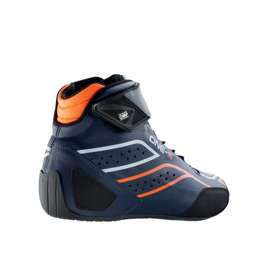Buty OMP ONE-S MY26 granatowo-pomarańczowe (FIA)