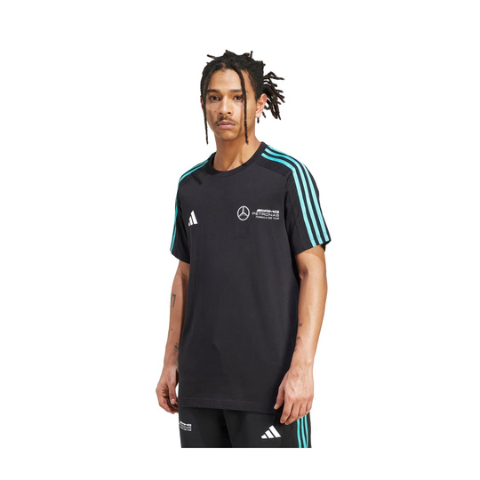 Koszulka męska t-shirt czarna DNA Logo Mercedes AMG F1 2025