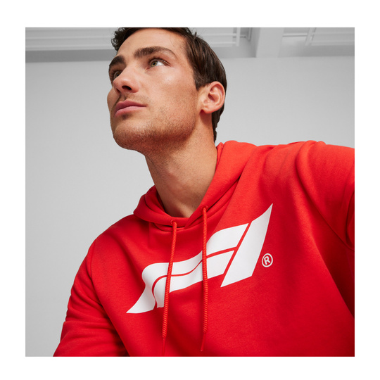 Bluza męska z kapturem Logo czerwona Formula 1