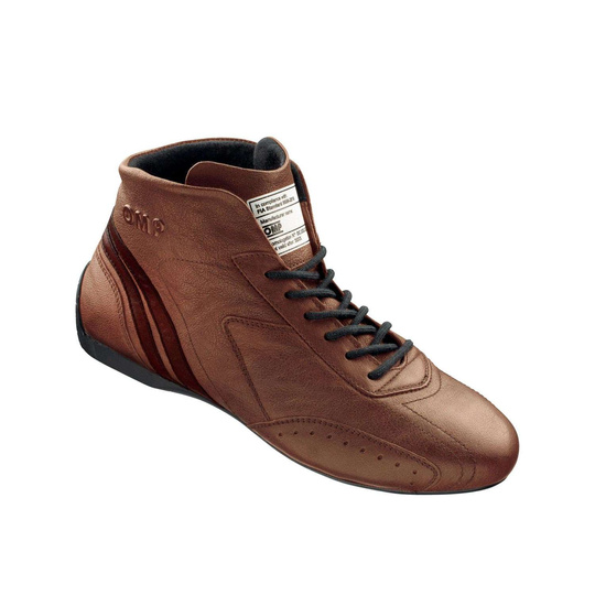 Buty OMP Carrera MY21 brązowe (FIA)