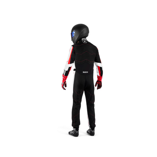 Kombinezon Sparco Kerb czarny/czerwony (FIA)