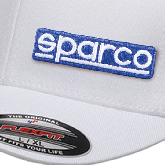 Czapka z daszkiem Flexfit Sparco biała
