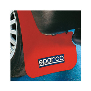 Fartuchy przeciwbłotne Sparco sztywne czerwone
