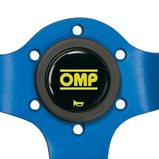 Kierownica OMP Corsica Blue zamsz