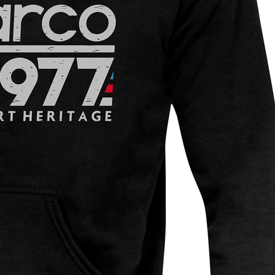 Bluza z kapturem 1977 Sparco czarna