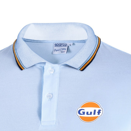 Koszulka polo Gulf Sparco błękitna