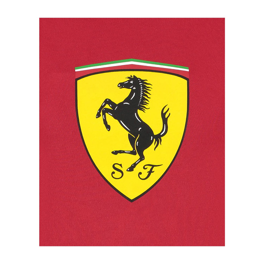 Koszulka t-shirt damska Shield Scuderia Ferrari F1 czerwona
