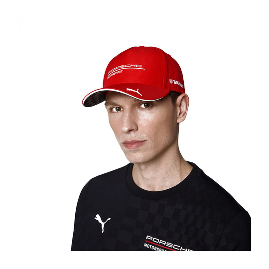 Czapka baseballowa męska Team czerwona Porsche Motorsport 2025