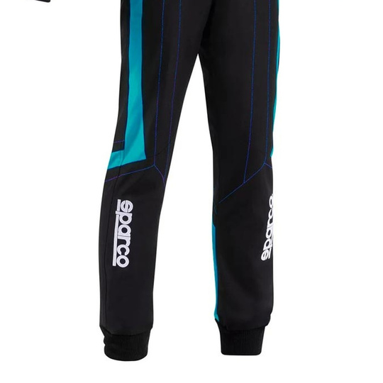Kombinezon Sparco Thunder czarny/niebieski (FIA)