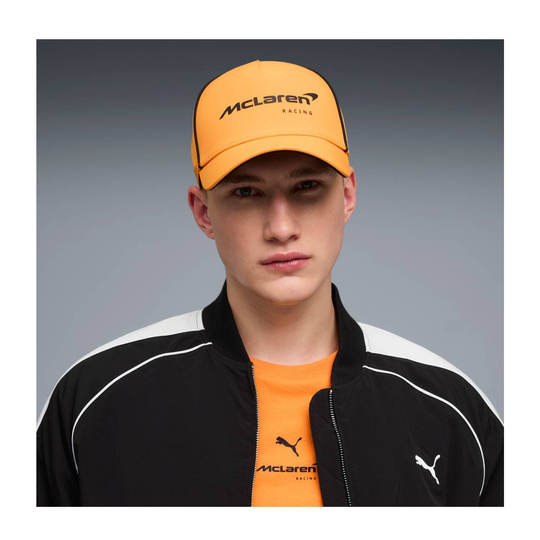 Czapka baseballowa męska pomarańczowa Logo McLaren F1 2026