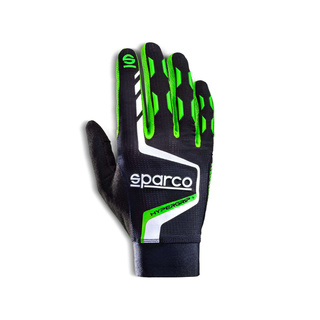 Rękawice gamingowe Sparco Hypergrip+ czarne/zielone Rękawice gamingowe Sparco Hypergrip+ czarne/zielone