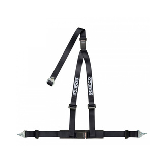 Pasy 3-punktowe Sparco Club H-3M Dual czarne (ECE) Pasy 3-punktowe Sparco Club H-3M Dual czarne (ECE)