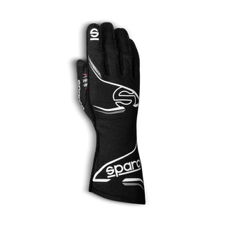 Rękawice rajdowe Sparco ARROW+ czarno-białe (FIA)