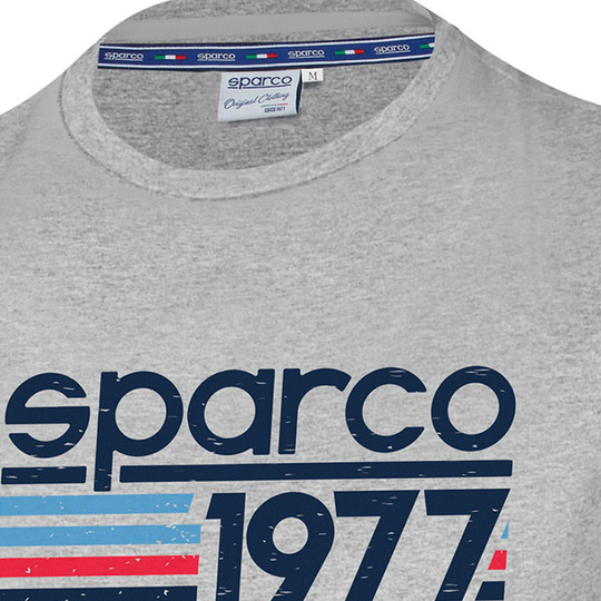 Koszulka t-shirt 1977 Sparco szara
