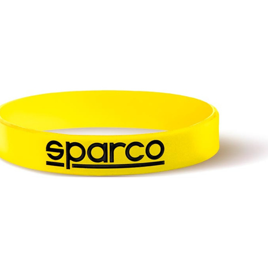 Opaska na nadgarstek Logo Sparco żółta