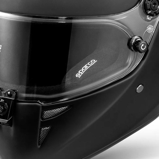 Kask Sparco Stealth KF czarny (FIA)