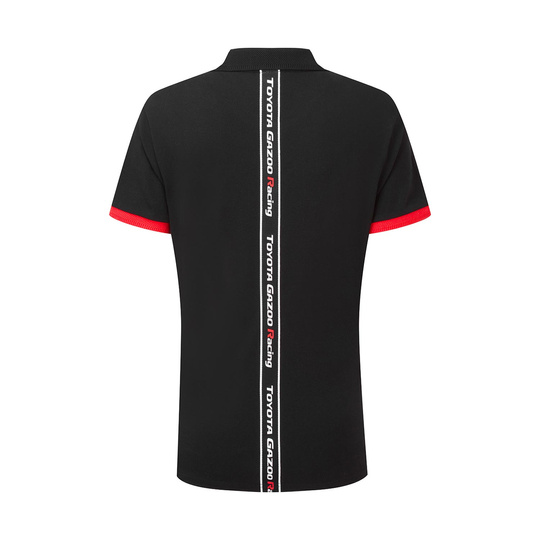 Koszulka polo damska GR Logo Toyota Gazoo Racing czarna