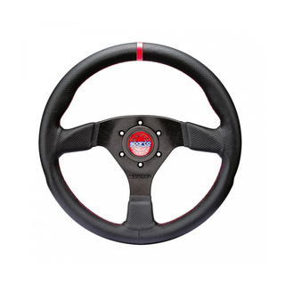 Kierownica Sparco R383 Champion czarna/czerwona Kierownica Sparco R383 Champion czarna/czerwona