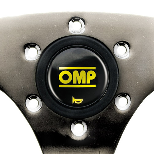Kierownica OMP Cromo skóra