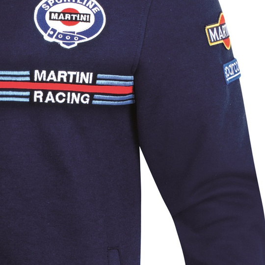 Bluza rozpinana Martini Racing Sparco granatowa