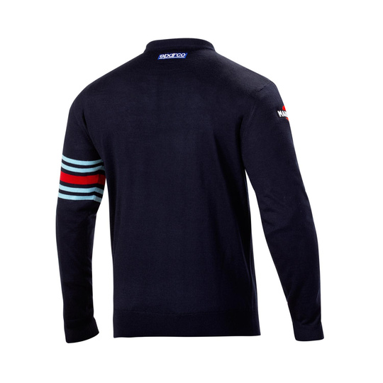 Bluza męska Crew Neck Martini Racing Sparco granatowa