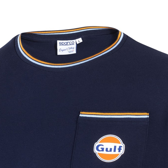 Koszulka t-shirt Gulf Pocket Sparco granatowa