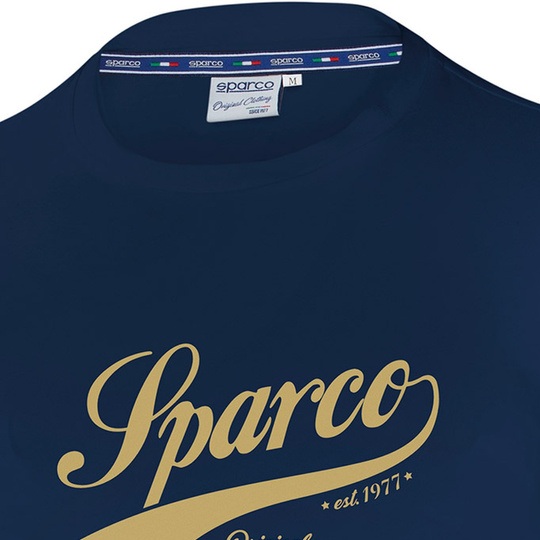 Koszulka t-shirt Vintage Sparco granatowa