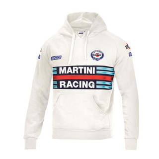 Bluza z kapturem Martini Racing Sparco biała Bluza z kapturem Martini Racing Sparco biała